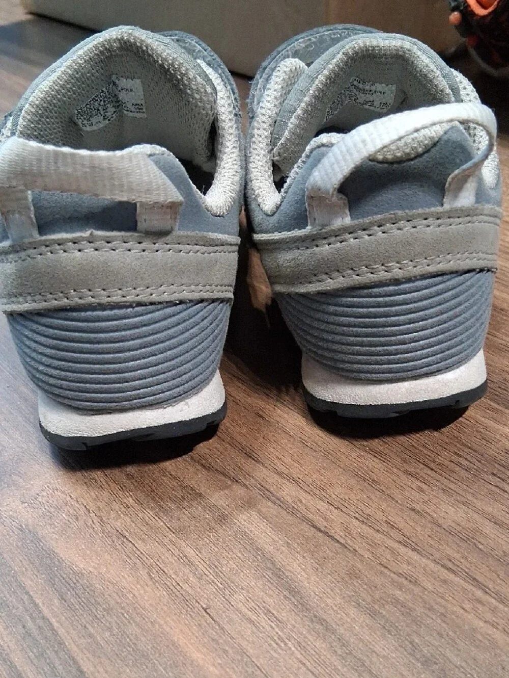 Tsukihoshi Kids Gray and Light Gray Velcro Sneakers